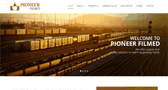 Desktop Screenshot of pioneerfilmed.com